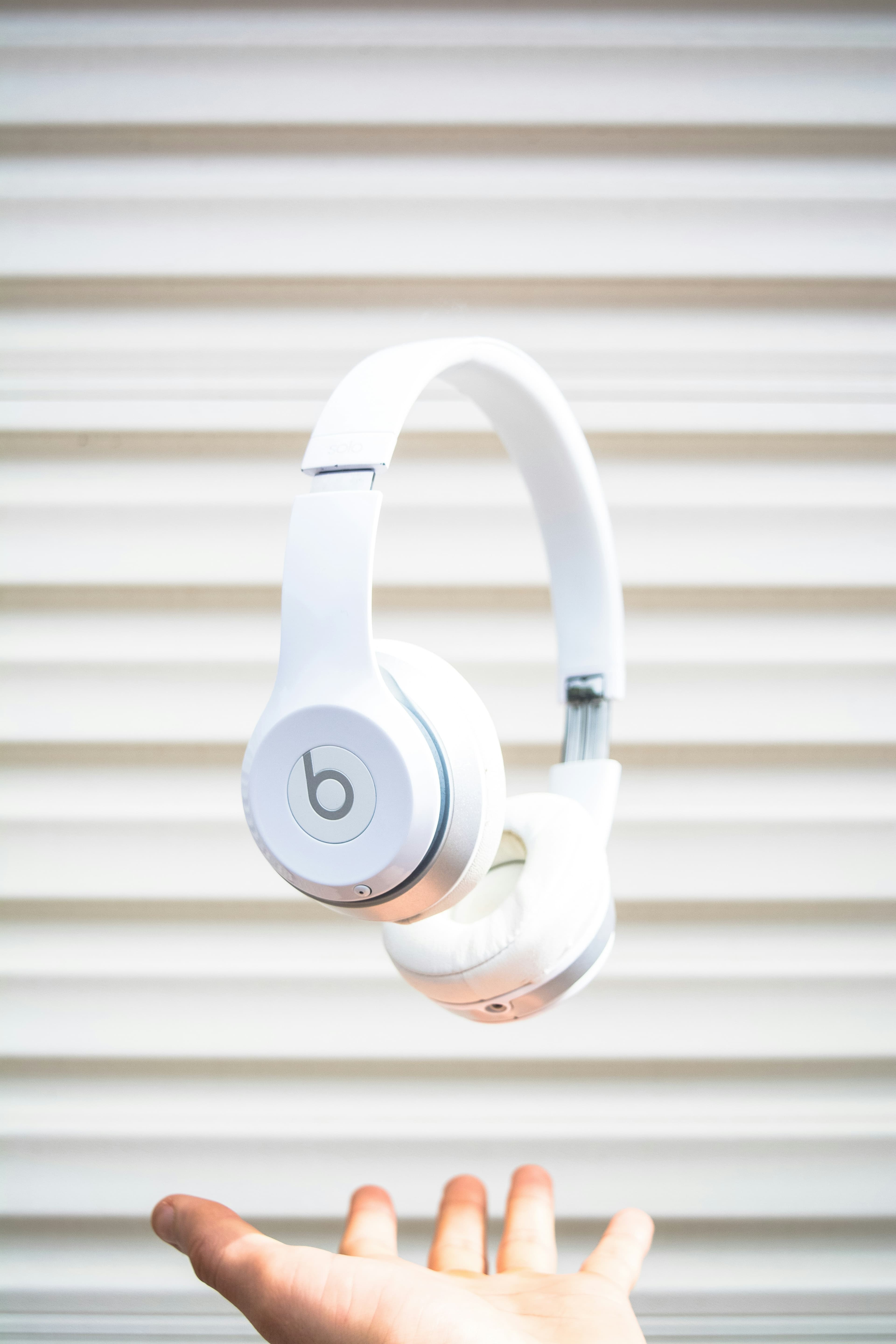 Headphones with background