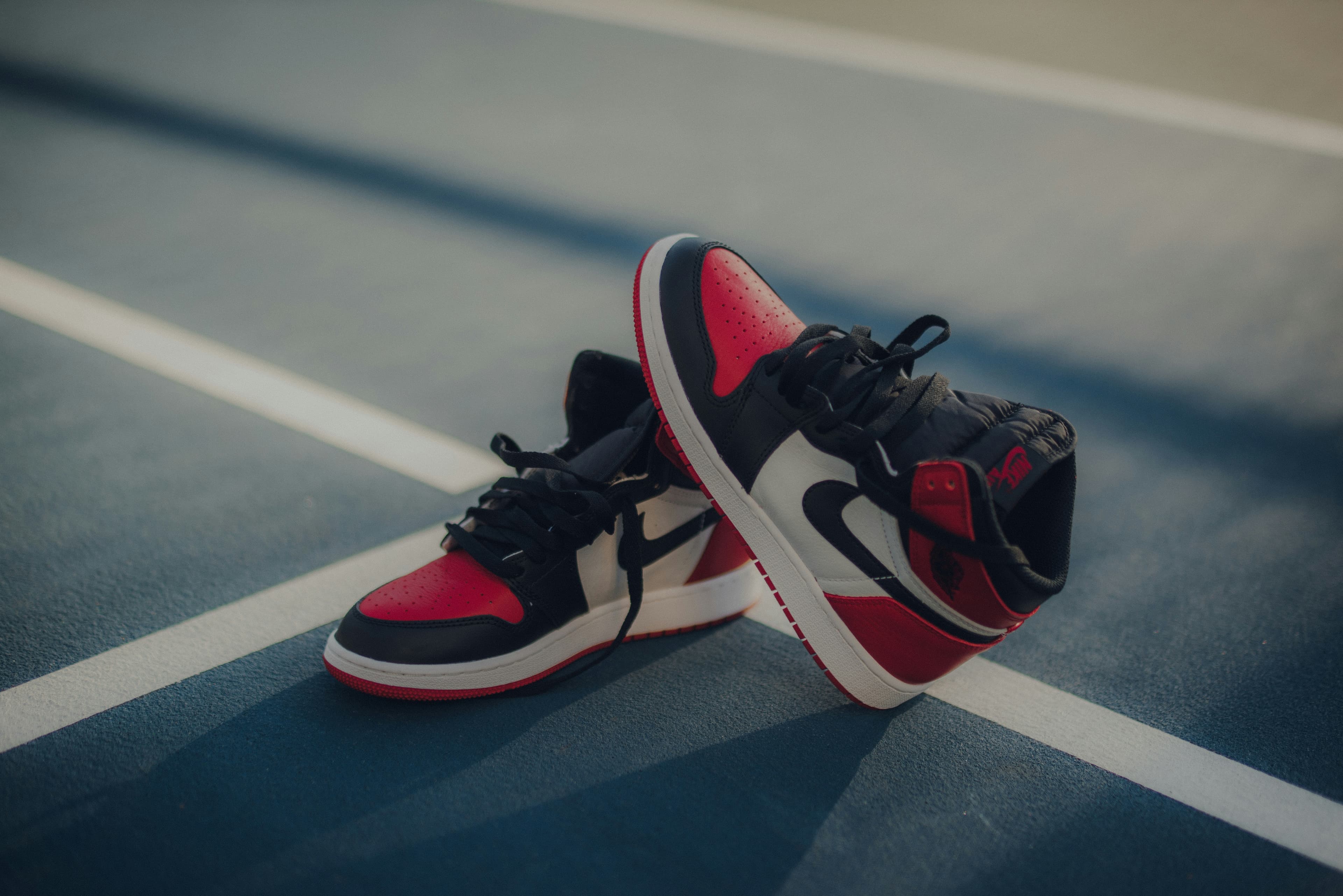 Sneakers with background